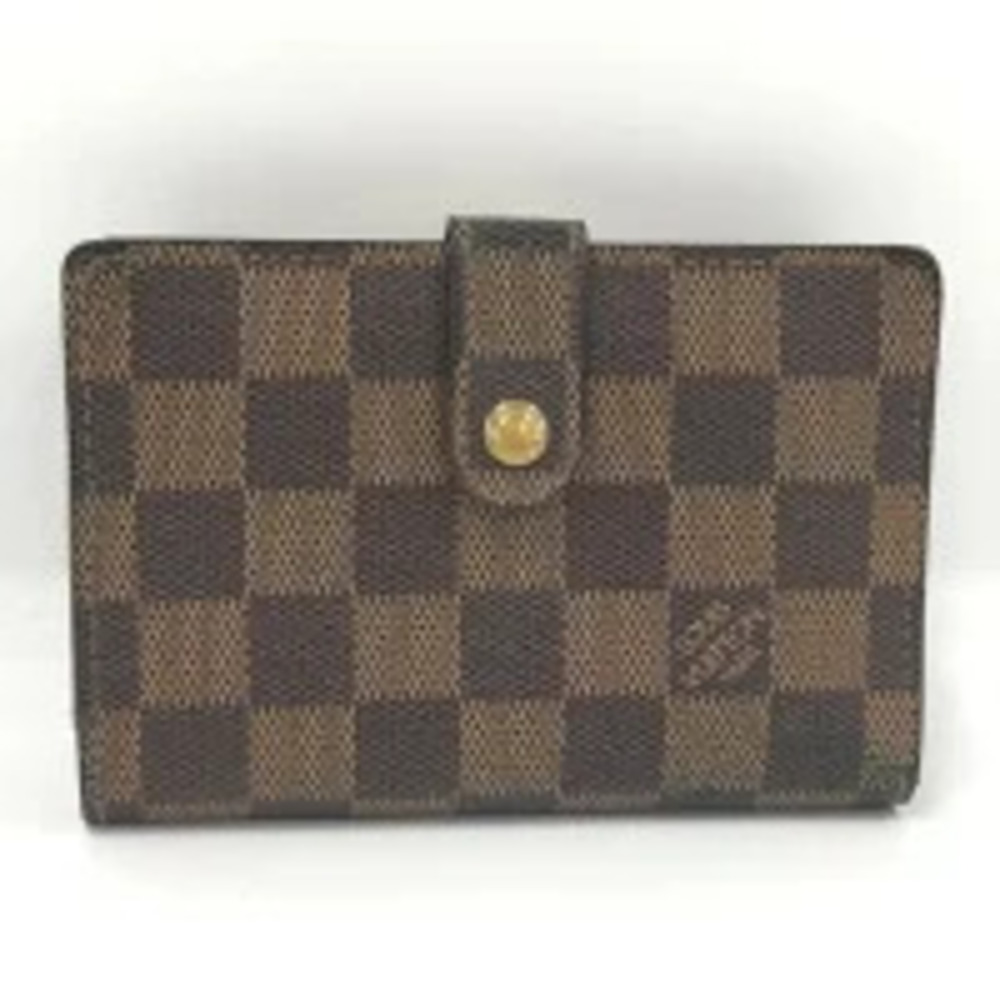 LOUIS VUITTON Portefeuille Bieviennois Bi fold Wallet Damier Ebene Brown